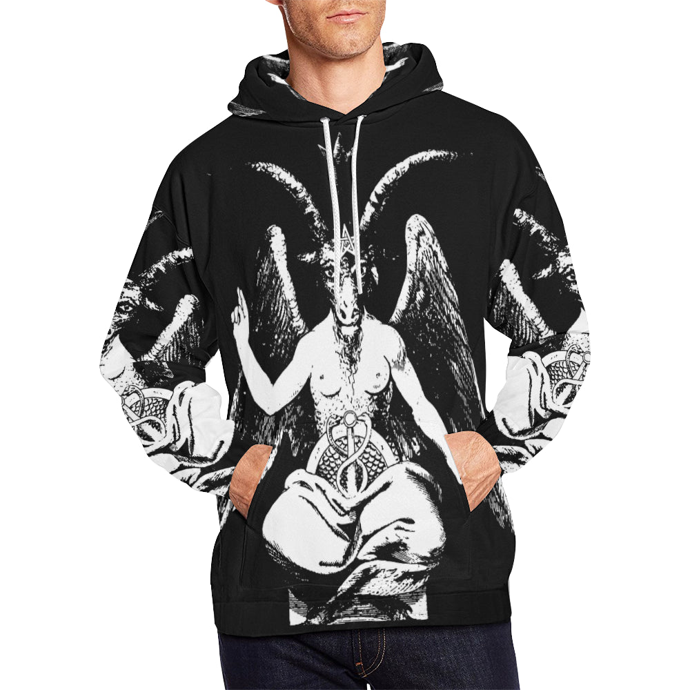 All-Over Print Sublimation Hooded Sweatshirt Polyester Pullover